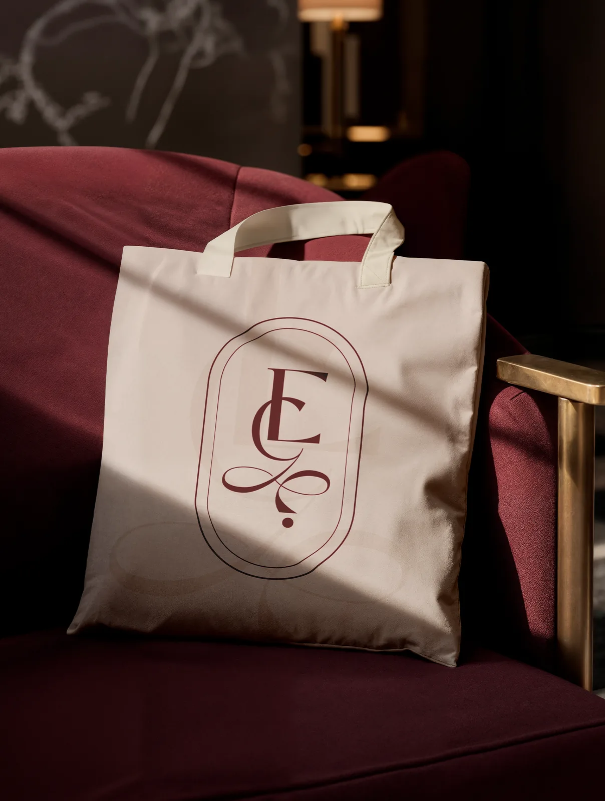 Identidad de Estilos by Cynthia aplicada a una bolsa