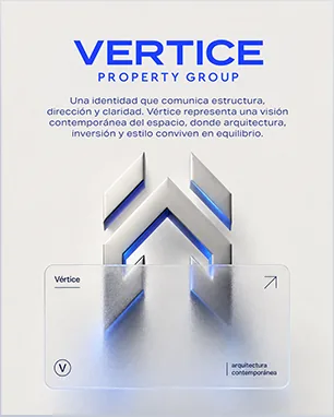 Presentación de la identidad de Vértice Property Group